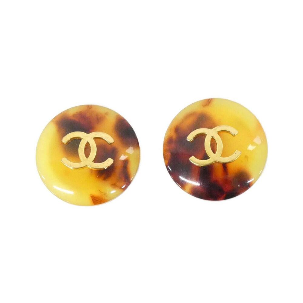 CHANEL Brown Earrings